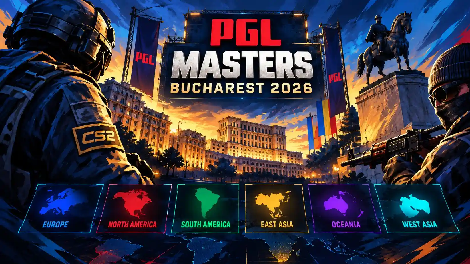 PGL Masters Bucharest 2026 Closed Qualifiers: Schedule, Results, Teams and Format